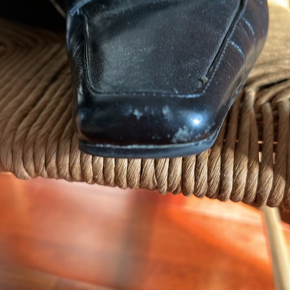 LIZFLEX Women's size 8 black high heels. Leather uppers. Pre-owned - Picture 6 of 11